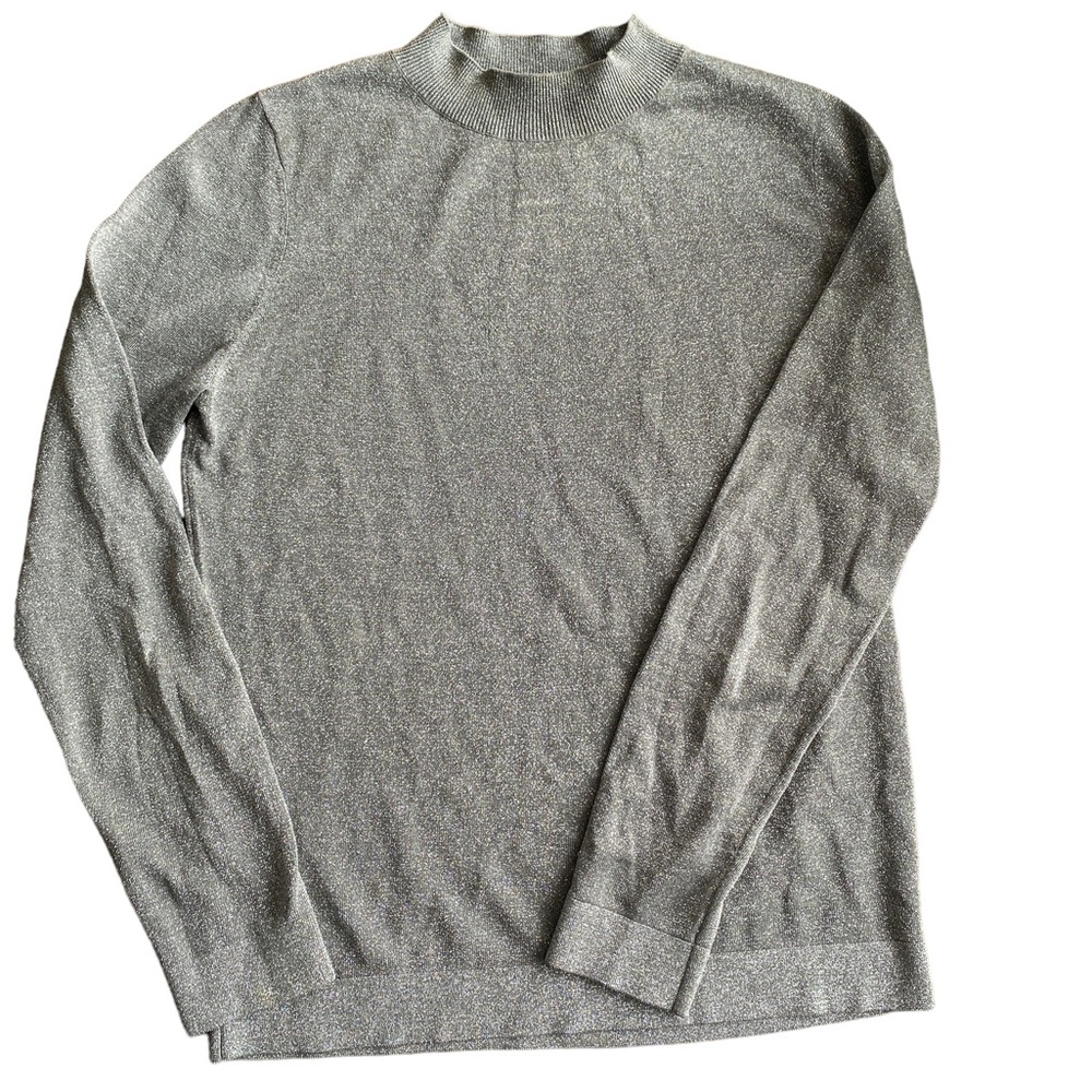 & Other Stories Grey Sparkle Crewneck Sweater Womens XS